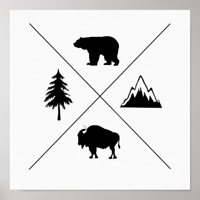 Poster Vie de montagne (Devant)