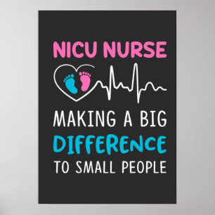 Poster Vie infirmière Nicu Nurse