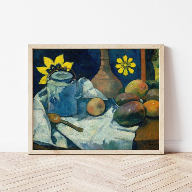 Poster Vie morte avec théière et fruits | Paul Gauguin (Créateur téléchargé)