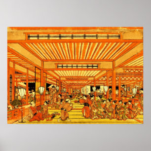 Poster Vie sociale à Shin Yoshiwara 1772