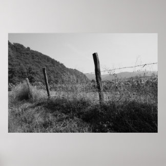 Poster Vieille clôture