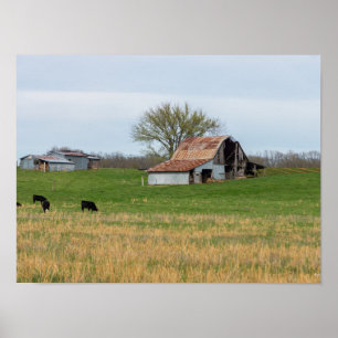 Poster Vieille ferme d'Ozark