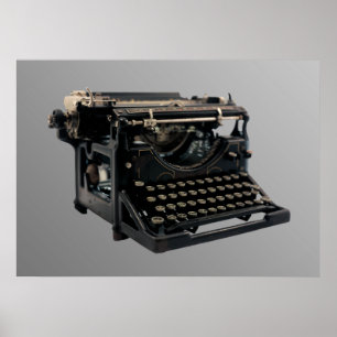 Poster Vieille machine à écrire