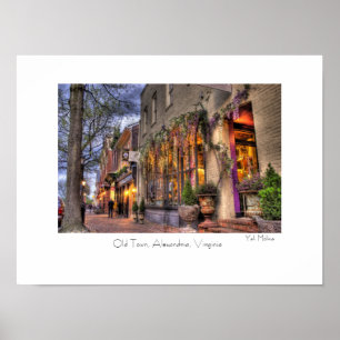 Poster Vieille ville, Alexandrie, VA