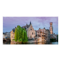 Vieille ville de Bruges et tour du Beffroi