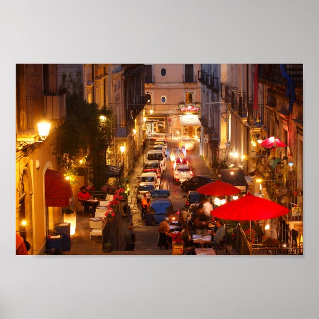 Poster Vieille ville de Catane (Devant)