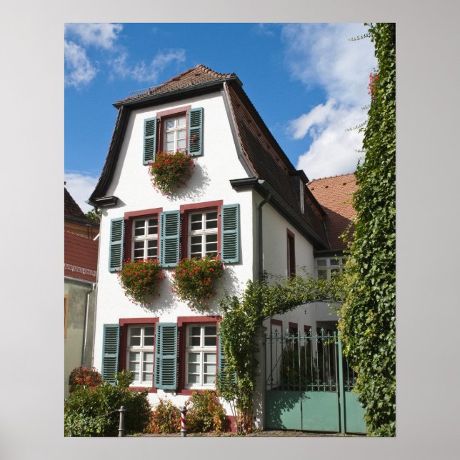 Poster Vieille ville de Heidelberg, Allemagne (Devant)