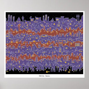 Poster Vieille Ville - Sana'a - Imprimer
