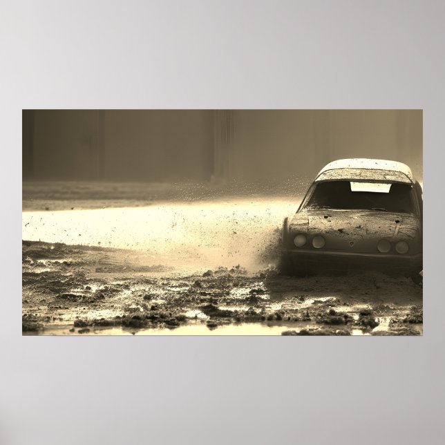 Poster Vieille voiture (Devant)