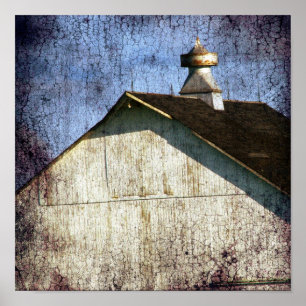 Poster Vielle grange blanche