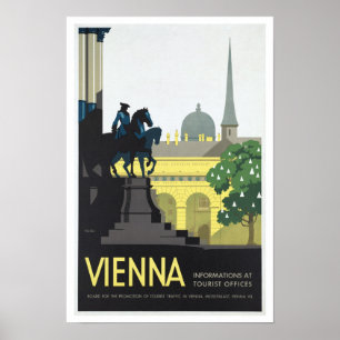 Poster Vienne Autriche - Vintage voyage