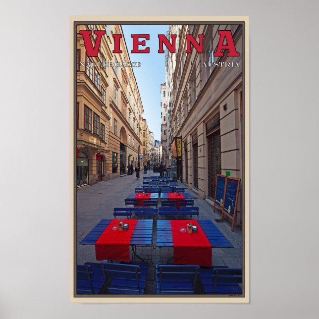 Poster Vienne - Naglergasse (Devant)