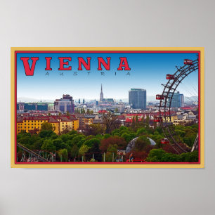 Poster Vienne - paysage urbain