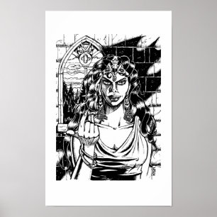 Poster "Viens ici" - Illustration de Tracy Lesch