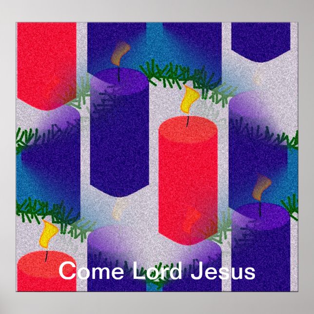 Poster Viens Seigneur Jésus (Devant)