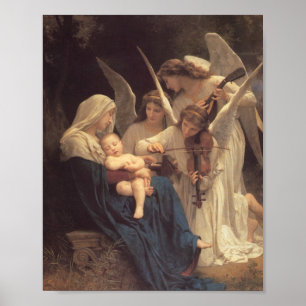 Poster Vierge aux Anges