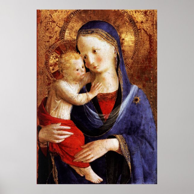 POSTER VIERGE AVEC ENFANT (Devant)