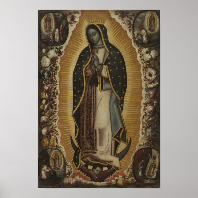 Poster Vierge de Guadalupe (Devant)