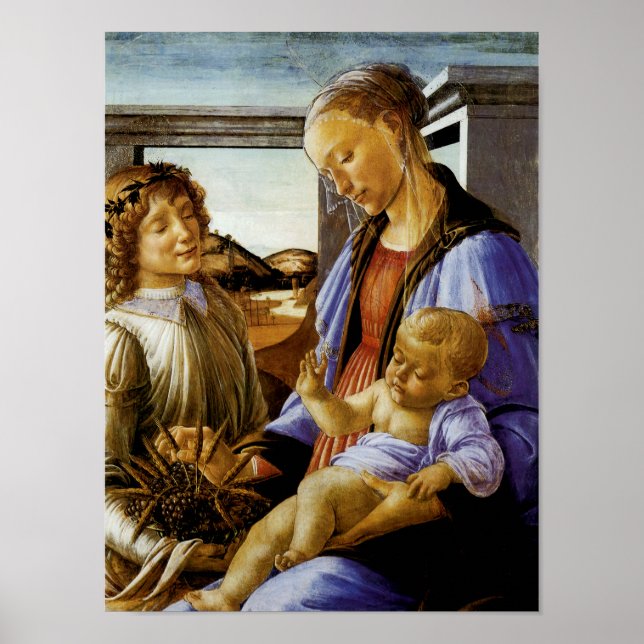 Poster Vierge de l'Eucharistie (Devant)