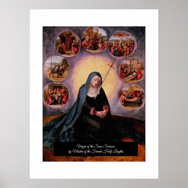Poster Vierge des Sept Douleurs (Devant)
