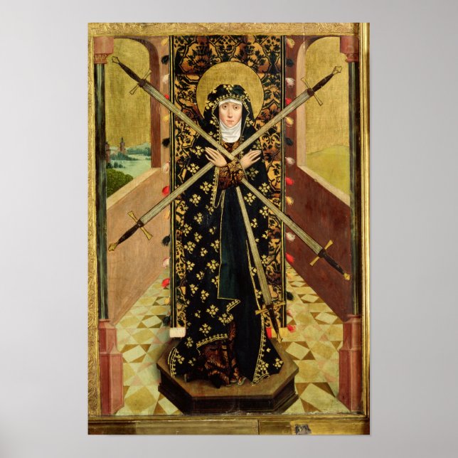 Poster Vierge des Sept Douleurs de l'Autel du Dôme, 1499 (Devant)