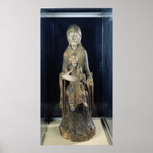 Poster Vierge et enfant dans Majestd, de Forez