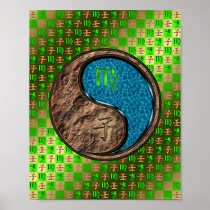 Poster Vierge et rat d'eau