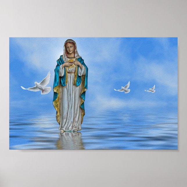 Poster Vierge Marie (Devant)