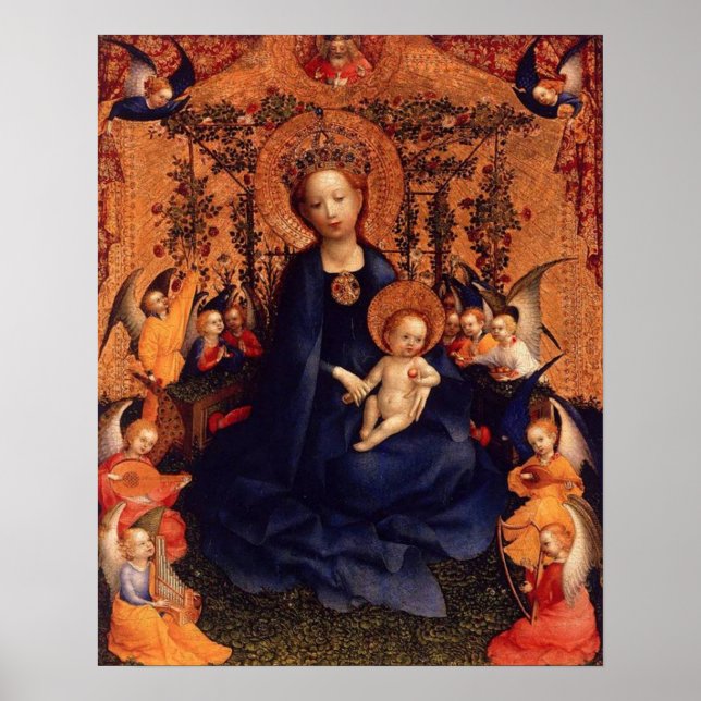 Poster Vierge Marie de l'affiche Rose (Devant)