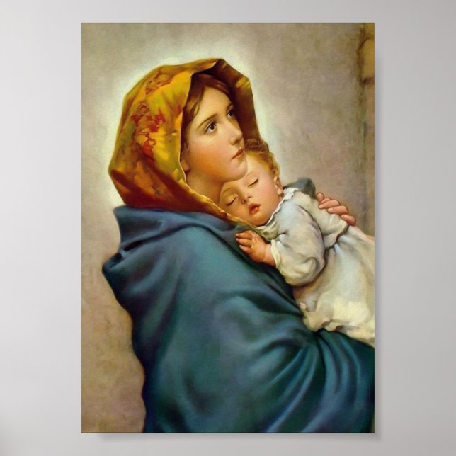 Poster Vierge Marie et Enfant Vierge des rues (Devant)
