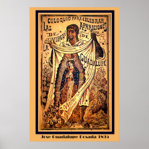 Poster Vierge Marie Notre-Dame-Jose Guadalupe Posada