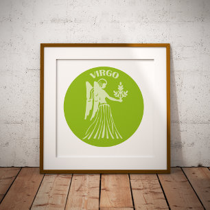 Poster Vierge, Signe du zodiaque, Horoscope, Astrologie
