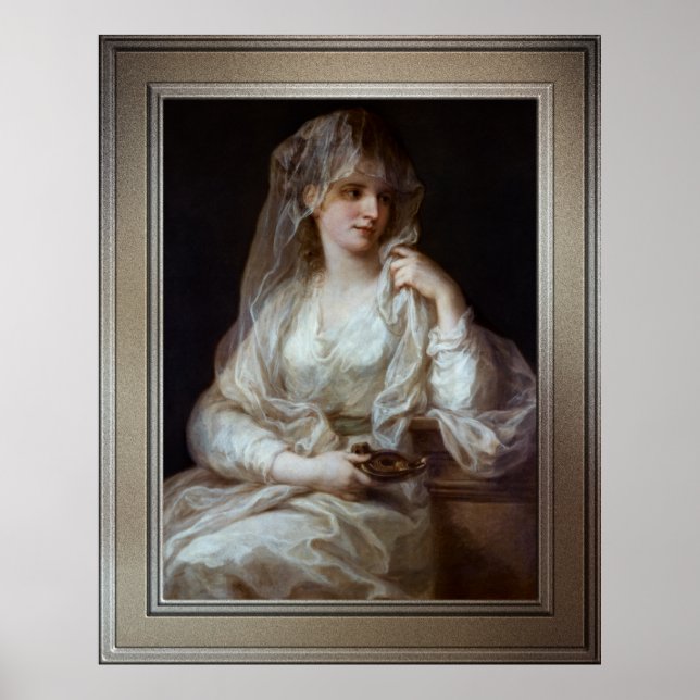 Poster Vierge vestale par Angelika Kauffmann (Devant)