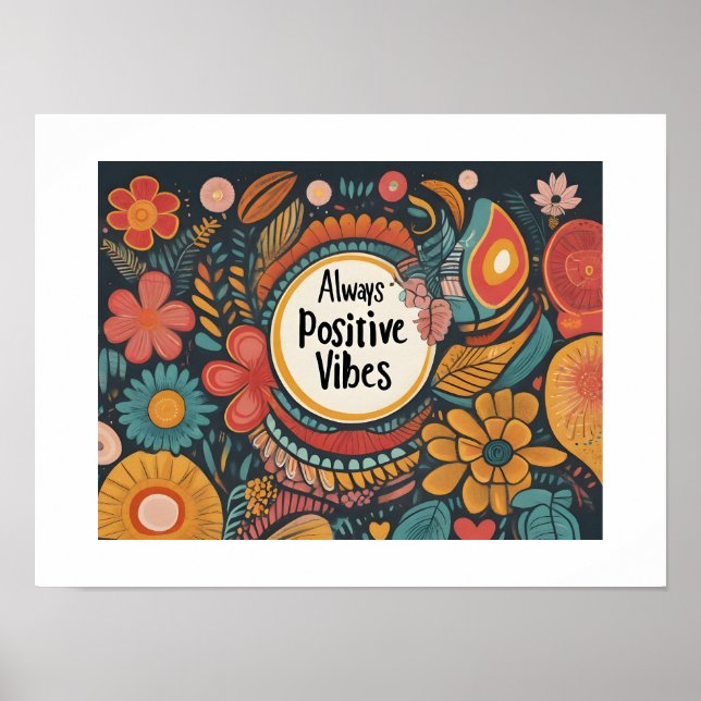 Poster Vies toujours positives (Devant)