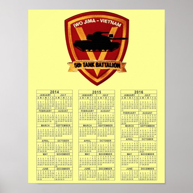 Poster VIETNAM DE LA 5e BATAILLE DE TANK (Devant)