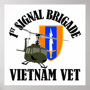 Poster Vietnam Vet - 1er Sig Bde