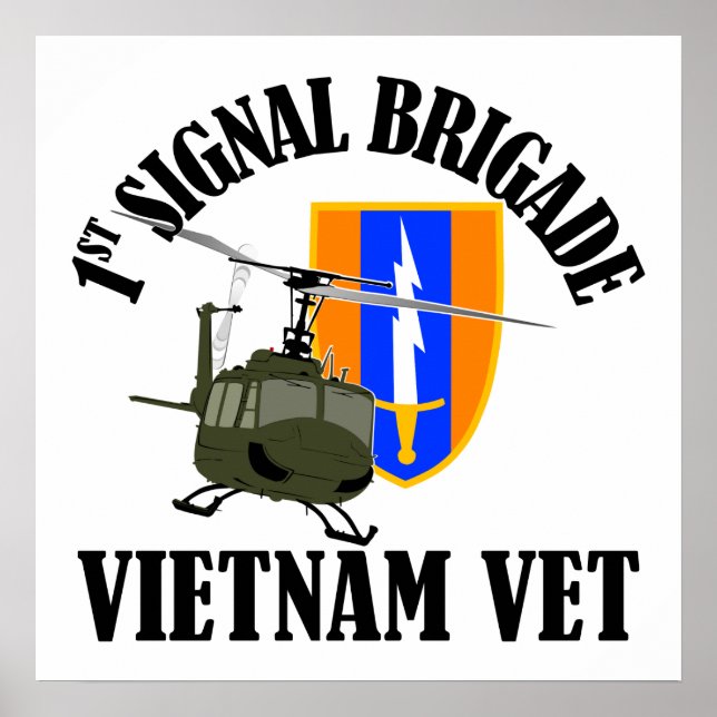 Poster Vietnam Vet - 1er Sig Bde (Devant)