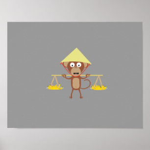 Poster Vietnamese monkey