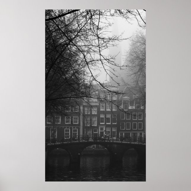 Poster Vieux Amsterdam (Devant)