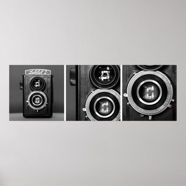 Poster Vieux appareil photo 1 (Devant)