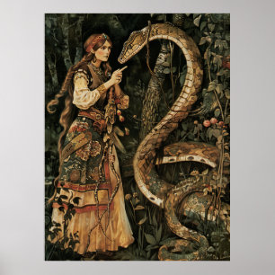 Poster Vieux art russe par Viktor Vasnetsov Slavic God Po