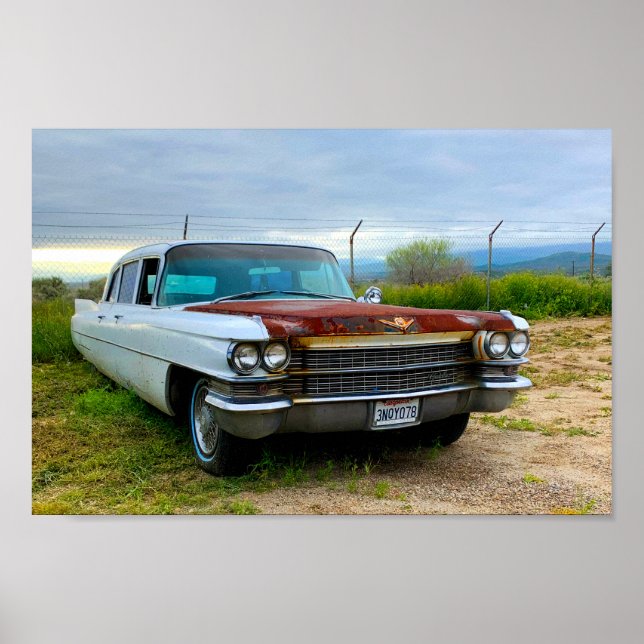 Poster Vieux Cadillac (Devant)