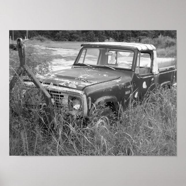 Poster Vieux camion (Devant)