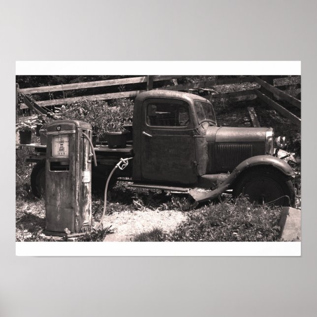 Poster Vieux camion (Devant)