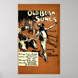 Poster Vieux chants Bush