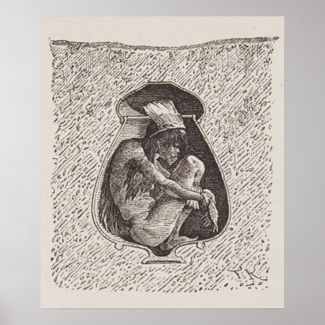 Poster Vieux cimetière indien (Devant)