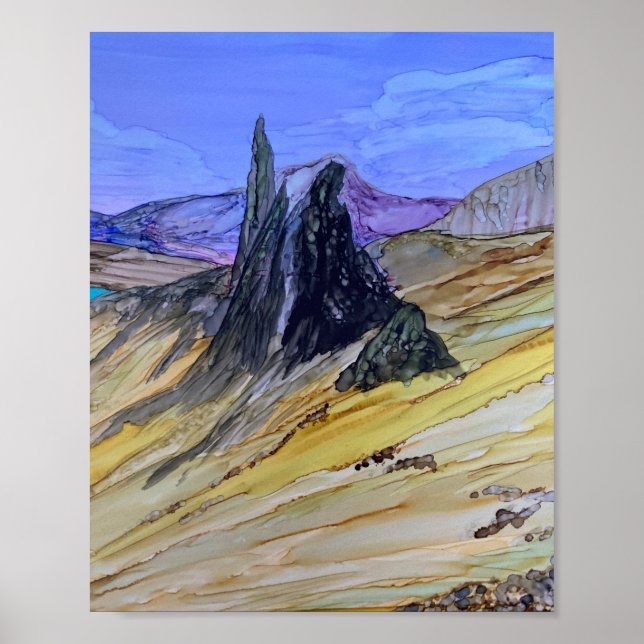 Poster Vieux Homme De Storr Skye (Devant)