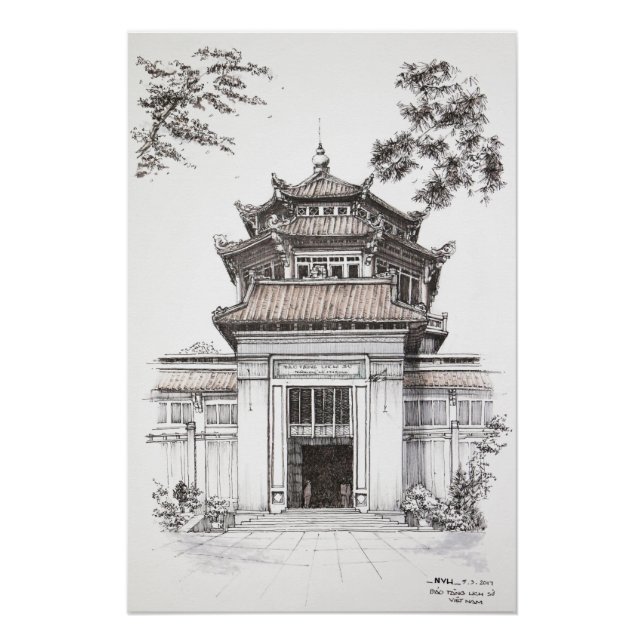 Poster Vieux Saigon (Devant)