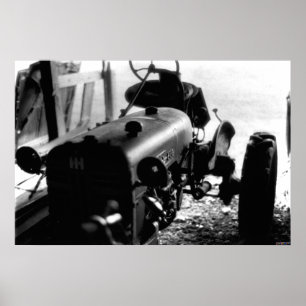 Poster Vieux tracteur