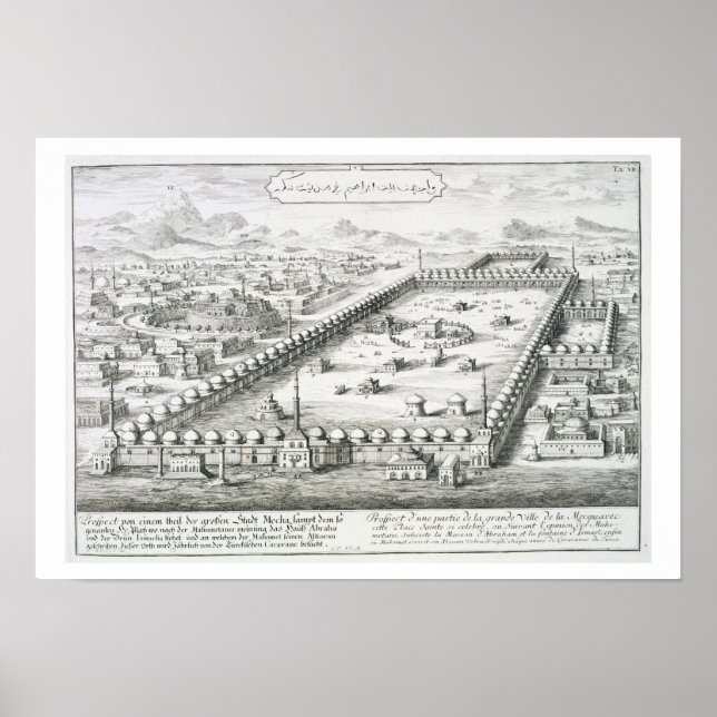 Poster View of Mecca, from 'Projet de (Devant)